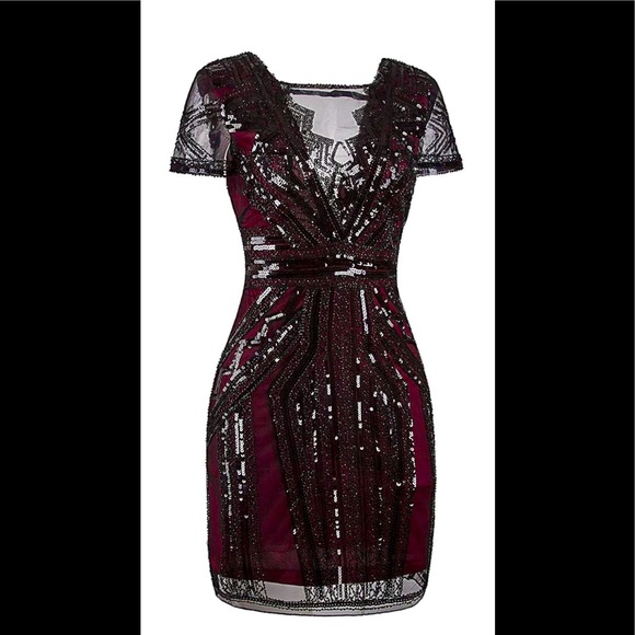VIJIV Dresses & Skirts - NWT VIJIV 1920's Retro Flapper Cocktail Dress XL
